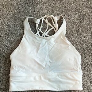 Lululemon Athletica White Sports Bra